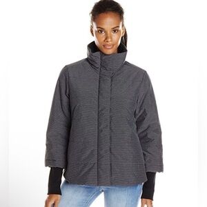 Prana Lily Puffer Jacket - Women's XL- White Grey/Black-